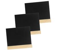 FUNNETOYU 3pcs Mini Chalkboard Stands Small Double Side Blackboard Signs for Wedding Party Table Numbers Plant Decoration Smooth Edges Easy to Clean