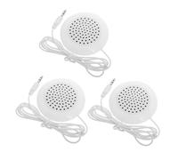 FUNNETOYU 3pcs Mini Pillow Speaker with Wired Aux Jack Portable Stereo Loudspeaker for Sleep Office Outdoor Use Under Pillow Relaxation Sound System for Adults