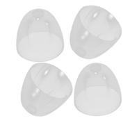 FUNNETOYU 4 Pcs Wide Neck Bottle Caps Replacement Plastic Lids Protective Covers for Feeding Bottles Multipurpose Household Use