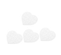 FUNNETOYU 4 Sets Heart-shaped Blank Puzzle Pieces DIY Craft Drawing Board for Coloring Jigsaw for Creative Art Activities and Educational Fun