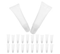 FUNNETOYU 48pcs Travel Empty Lip Balm Tubes 8ml and 10ml Refillable Cosmetic Containers with Smooth Dispensing, Hygienic Plastic Material, Design for Daily Use and Sampling