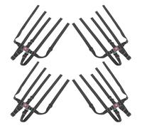 FUNNETOYU 4pcs Adjustable Five-Point High Chair Replacement Straps for Safety Harness Multipurpose Secure Buckle Harness for Strollers and Seating Reinforced Furniture Straps