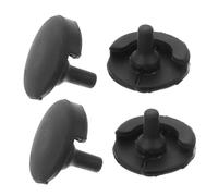 FUNNETOYU 4pcs Air Fryer Corner Guards Silicone Replacement Feet Protective Pads for Stability Damage Prevention Easy Clean Black