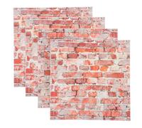 FUNNETOYU 4Pcs Dollhouse Miniature Tiles for Tiny House Crafts, Realistic Bathroom Kitchen Floor Decor Accessories, Mini Dollhouse Flooring for