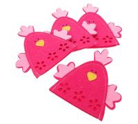 FUNNETOYU 4pcs Easter Egg Storage Bag Decorative Chick Egg Covers Reusable Easter Bag for Decorations Party Supplies