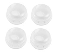 FUNNETOYU 4pcs Gas Stove Knob Cover Plastic Protective Shield Kitchen Safety Guard Lock for Stove Burner Control