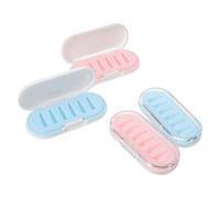 FUNNETOYU 4pcs Pen Tip Storage Box Stylus Nib Holder for Tablet Office Student and Home Use Travel Portable Screen Pen Storage Case Efficient