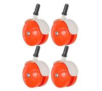 FUNNETOYU 4pcs Replacement Stroller Wheels for Pushchair and Trolley, Plastic Material with Enhanced Agility and Smooth Quiet Design, Suitable for Walker and Chair Accessories