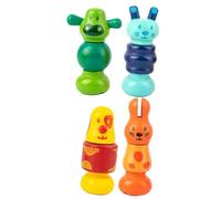 FUNNETOYU 4Pcs Screw Block Educational Cognitive Plaything for Years Puzzle Building to Develop Logical Thinking Creativity and Fine Motor Skills