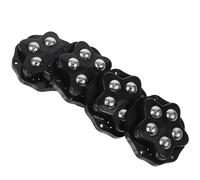 FUNNETOYU 4pcs Self-adhesive Mini Swivel Caster Wheels 360° Rotation Small Universal Sticky Pulley for Furniture Appliance Moving and Storage Boxes