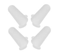 FUNNETOYU 4pcs Silicone Piping Tip Protectors Heat Resistant Cake Nozzle Covers Reusable Dessert Frosting Nozzle Caps Keeps Tips Clean and Fresh for Baking
