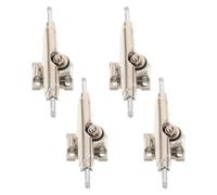 FUNNETOYU 4pcs Silver Fingerboard Trucks Wide Axle Set 32mm Alloy Material with Quick Turning Action and Seamless Compatibility for DIY Builds and Fingerboard Ramp Setup