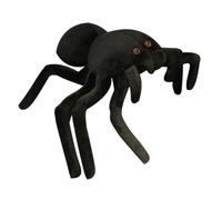 FUNNETOYU 5-inch Black Plush Giant Spider, Realistic Stuffed Animal and Teens, Halloween Prank Prop and Soft Plush, 80cm Large Spider Doll