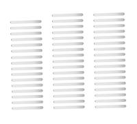 FUNNETOYU 50 Pcs Acrylic DIY Ice Cream Sticks for Ice Cream Making and Cake Pops Rounded Edges Safe for Easy to Insert White Crafting Sticks
