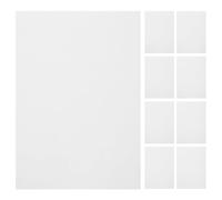 FUNNETOYU 50 Sheets High Gloss Double-Sided Inkjet Printer Paper Thick Photo Cardboard for Professional Printing and Painting Uses