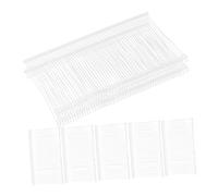 FUNNETOYU 5000pcs Plastic Tag Fasteners Transparent Price Label Barbs for Clothing Tags Garment Accessories and Easy to Use for Price Tagging
