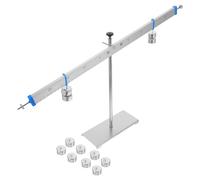 FUNNETOYU 50Cm Aluminum Alloy Lever Balance Scale with 10 Alloy Weights - Physics Teaching Instrument for Student Math Balance and Early Learning Educational Science Experiment