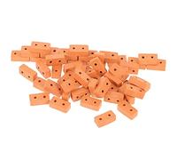 FUNNETOYU 50Pcs DIY Miniature Brick Models for Table Decoration Building Bricks for Crafts for Model Train Layouts and Architecture Displays