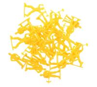 FUNNETOYU 50pcs Miniature Worker Figurines Realistic Construction People Figures for Creative Role Play and Desktop Decoration Safe Material Educational Play