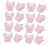FUNNETOYU 50pcs Tulip Cupcake Liners Paper Baking Cups Decorative Muffin Wrappers Party Supplies Safe Sturdy Paper for Brownies Candies Pastries Home and Dessert Shop Use