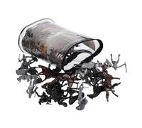 FUNNETOYU 52pcs Mini Knight Horse and Soldier Figurines Set for Boys and Girls, Tiny Military Models for Sand Table Diorama and Creative Play, Small Medieval Toys Collection