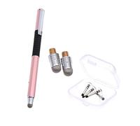 FUNNETOYU 5pcs 2-in-1 Capacitive Stylus Pen Set Rose Screen Handwriting Pens, 2 Conductive Fabric Tips and 2 Silicone Discs, Compatible Phones and Tablets for Precise Writing and Drawing