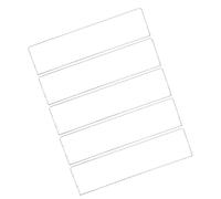 FUNNETOYU 5Pcs Acrylic Name Plate Holder for Wall - Adhesive Nameplate Bracket for Office, School, and Commercial Door Sign Display