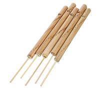 FUNNETOYU 5pcs Bamboo Bird Whistles Natural Slide Whistle Musical for All Ages Educational Outdoor Fun and Unique Sound Experience