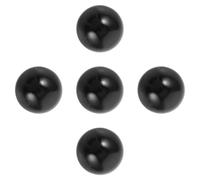 FUNNETOYU 5pcs Black Plastic Pinball Machine Balls Set Miniature Pin Ball Accessories Replacement for Games and Virtual Machines