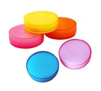 FUNNETOYU 5pcs Desktop Finger Moistener Sponge for Cash Counting Non Slip Fingertip Tool for Office Accounting Plastic and Sponge Construction for Banks and Stores