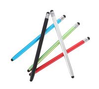 FUNNETOYU 5pcs Multi-function Capacitive Stylus Pen for Tablets and Smartphones Smooth Touchscreen Writing Drawing Compatible Devices Colors Included