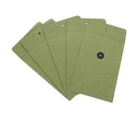 FUNNETOYU 5pcs Vintage Kraft Paper Envelopes with String Tie Closure Letter Holders for Greeting Cards Notes Poems Party Invitations Retro Document Pouches