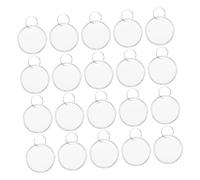 FUNNETOYU 60pcs Metal Rimmed Round Key Tags with Split Rings Double Sided Writable Paper Labels for Car and Door Keys Smooth Surface for Clear Marking
