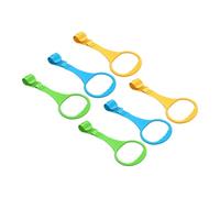 FUNNETOYU 6pcs Boy Girl Crib Pull Boy Girl Walking Safety Nursery Cot Handle Crib Hanging Pull for Assist