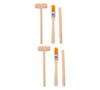 FUNNETOYU 6pcs Dinosaur Excavation Tool Archaeological Kit with Hammer Brush Fun Gemstone Digging for Young Explorers Educational Adventure