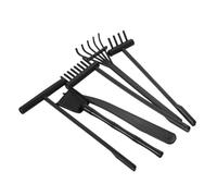 FUNNETOYU 6Pcs Mini Zen Garden Rake Plastic Meditation Tools for Creative Art Lightweight Rakes for Crafting Unique Zen Gardens and Relaxation
