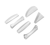 FUNNETOYU 6pcs Optical Lens for Physics Experiments Transparent Concave and Convex Lenses High-precision Refraction Teaching Tools for School Science Labs Portable and Lightweight