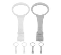 FUNNETOYU 6pcs Portable Standing Rings Playpen Pull Up Handles for Exercise Nursery Assistant Non-Toxic Odorless Grip Strength Training Hanging