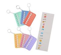 FUNNETOYU 6pcs Self-Discipline Check Device Chore Chart for Boys and Girls Visual Routine Stickers Daily Planner Checklist Sliding Schedule Board for Multiple Boys and Girls Habit Tracker