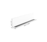 FUNNETOYU 6pcs Supermarket Shelf Dividers with Magnetic Strip Shaped Commodity Classification Boards for Organized Storage and Stable Product Display Retail Shelves