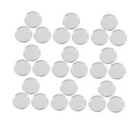 FUNNETOYU 80pcs Transparent Plastic Coin Capsules Clear Round Mini Holders for Collectors Protective Coin Storage Case for Commemorative Dustproof and Oxidation-Resistant Protection Box