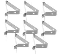 FUNNETOYU 8pcs Food Grade Stainless Steel Thermometer Clip Probe Holders for Bbq Grill Candy Coffee Cups Heat Resistant Scald Clamp for Kitchen Cooking with Hole Diameter