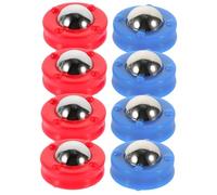FUNNETOYU 8pcs Foosball Balls Tabletop Game Accessories Sliding Beads for Family Indoor Shuffleboard Curling Ball Table Fun Small