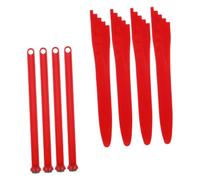 FUNNETOYU 8pcs Magnetic Canning Tool Kit with Lid Lifter Bubble Remover and Measuring Scraper PP PVC Material for Household Canning Beginners Practical Multi-Function Jar Accessories in Red