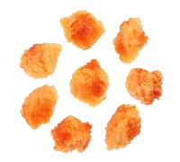 FUNNETOYU 8Pcs Realistic Chicken Popcorn Decor Lifelike Simulation Food Model for Home Decor Premium Ornamental Props for Photography Teaching Tools