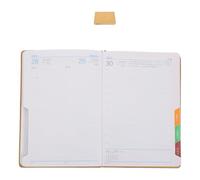 FUNNETOYU Academic Planner with Colored Month Tabs Goal Setting Weekly and Monthly Organizer for Teachers College Students Habit Tracker Journal with Thick Paper