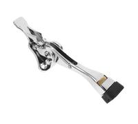 FUNNETOYU Adjustable Foot Operated Doorstop with Slip Rubber Base Aluminum Alloy Kick Down Door Stop for Inside Doors Secure Grip Tiles Carpets Wood Floors in Home Office Garage