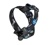 FUNNETOYU Adjustable Head-mounted Camera Holder Strap Compatible with Gopro 8/9/10 Pocket Action 2 for First-person Pov Filming, Black Vlog Head Strap Mount for Outdoor Sports and Adventure