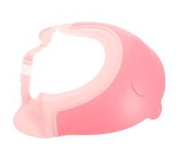 FUNNETOYU Adjustable Shower Cap for Hair Washing Pe Bathing Visor Protecting Eyes and Ears Cute Crown Design Bath Cap for Comfortable Shampoo Shield