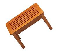 FUNNETOYU Adorable Miniature Desk Made of High Class Mini Furniture for Dollhouse Decor DIY Crafts Kindergarten Hand Made Micro Sense Desktop Ornament for Boys